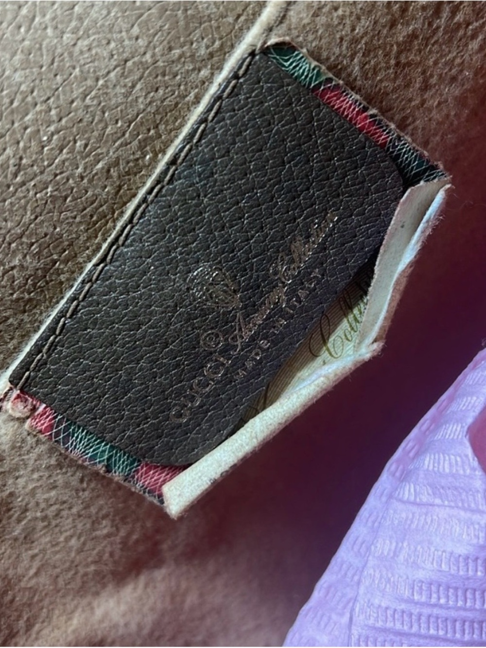 Gucci Brown Monogram Canvas Clutch with Web Stripe - Picture 5 of 16